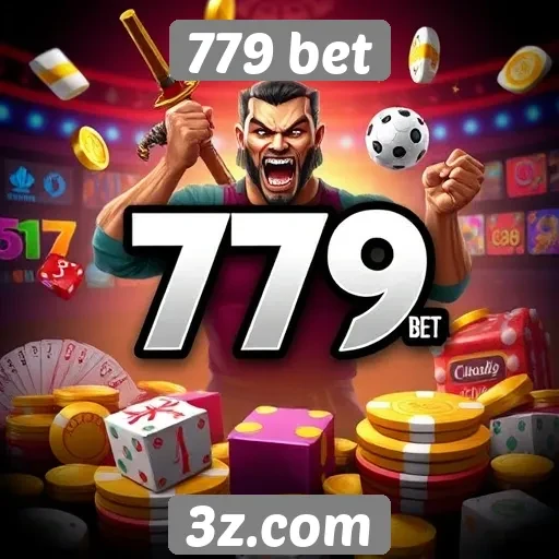 Variedade de jogos oferecidos pelo 779 bet