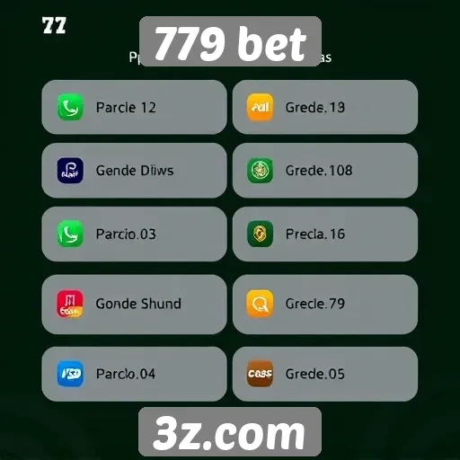 Comparativo de métodos de pagamento no 779 bet