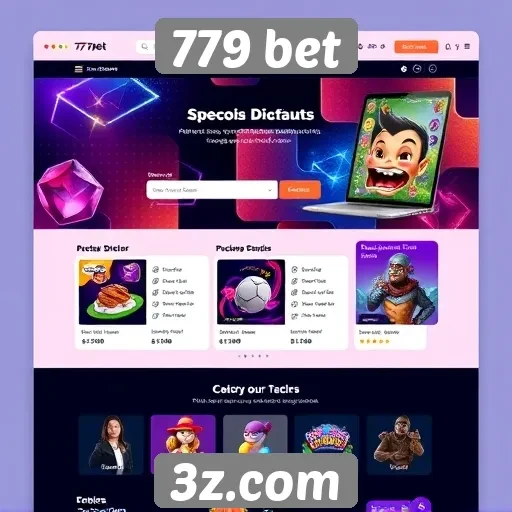Interface do usuário na 779 bet é intuitiva e funcional